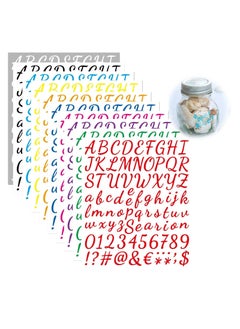 10 Sheets Letter Stickers 760 Alphabet 1 inch Vinyl Self-Adhesive Sticker Letters Black Alphabets ABC and DIY Mailbox House Numbers for Scrapbooking