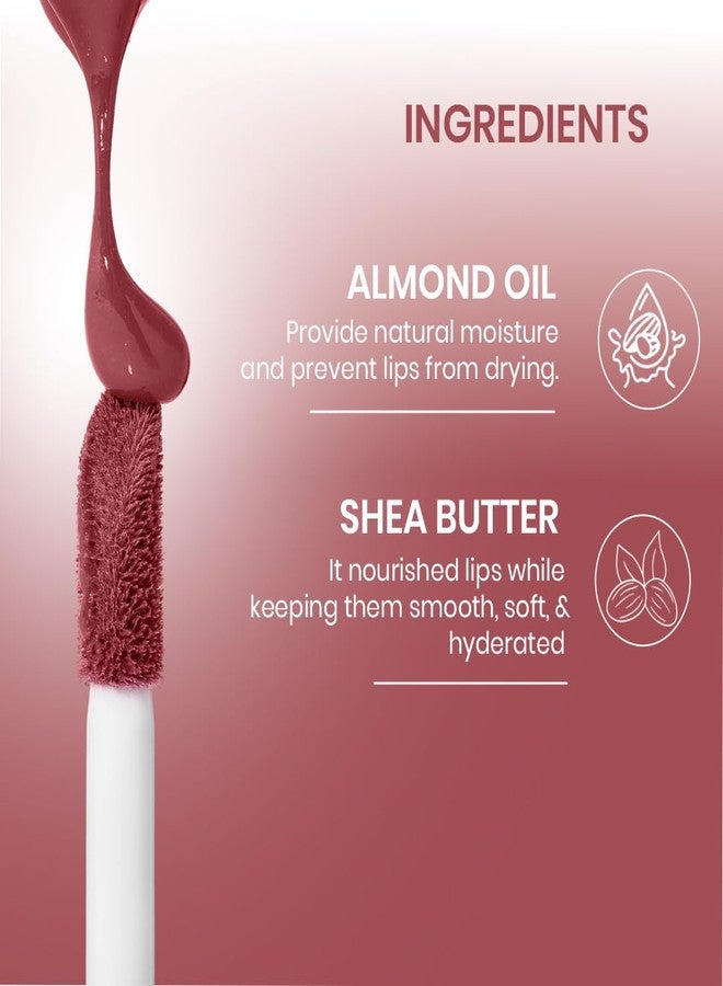 SPRING H2O Velvet Hold Matte Liquid Lipstick, Long Lasting, Waterproof, Smudgeproof, All Day Wear Lipstick (Terra Nova 02, 5 ML) - Image 2