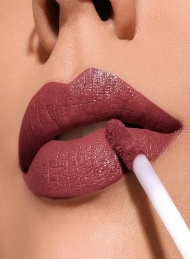 SPRING H2O Velvet Hold Matte Liquid Lipstick, Long Lasting, Waterproof, Smudgeproof, All Day Wear Lipstick (Terra Nova 02, 5 ML) - Image 4