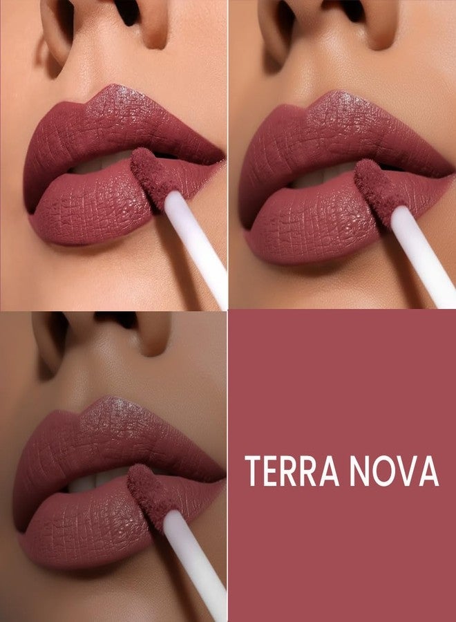 SPRING H2O Velvet Hold Matte Liquid Lipstick, Long Lasting, Waterproof, Smudgeproof, All Day Wear Lipstick (Terra Nova 02, 5 ML) - Image 5