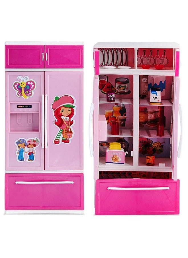 bluebell - Bluebell Diamond Star Kitchen Playset Toy with Realistic Cooking Action Toy - Large Size Pretend Play Toy Set Modular Kitchen Openable Doors (Diamond Kitchen Set) - Image 1