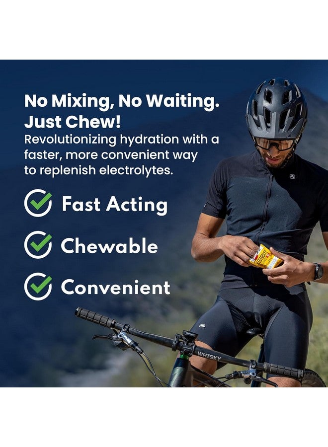 SaltStick Electrolyte FastChews Chewable Tablets, Lemon Lime, 120 count, 12 packets of 10 tablets each - Image 2