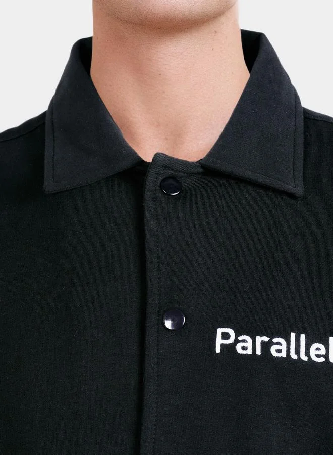 The Indian Garage Co  Men Boxy Fit Embroidered Polo Collar Streetwear Shirt for Men | Best Price UAE