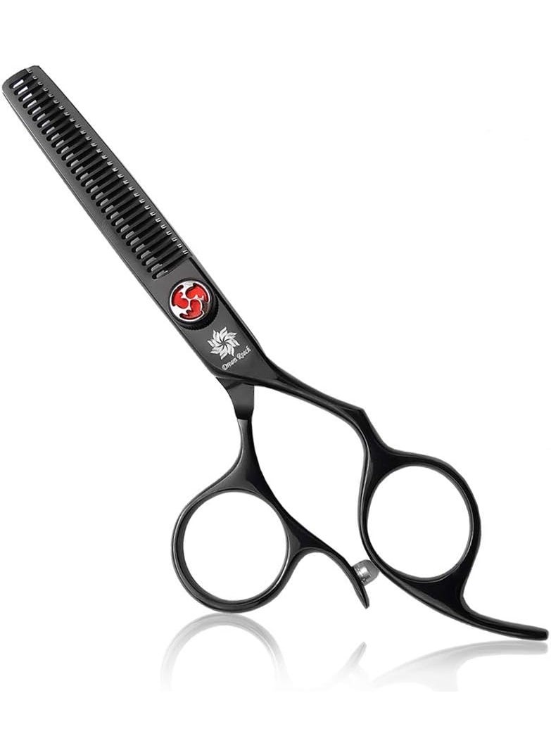 Dream Reach Professional Barber Razor Edge Hair Thinning ScissorsShears  55 Large Finger Holes and Adjustment Tension Screw  MustacheBeard Trimming Salon Hairdressing Scissors 