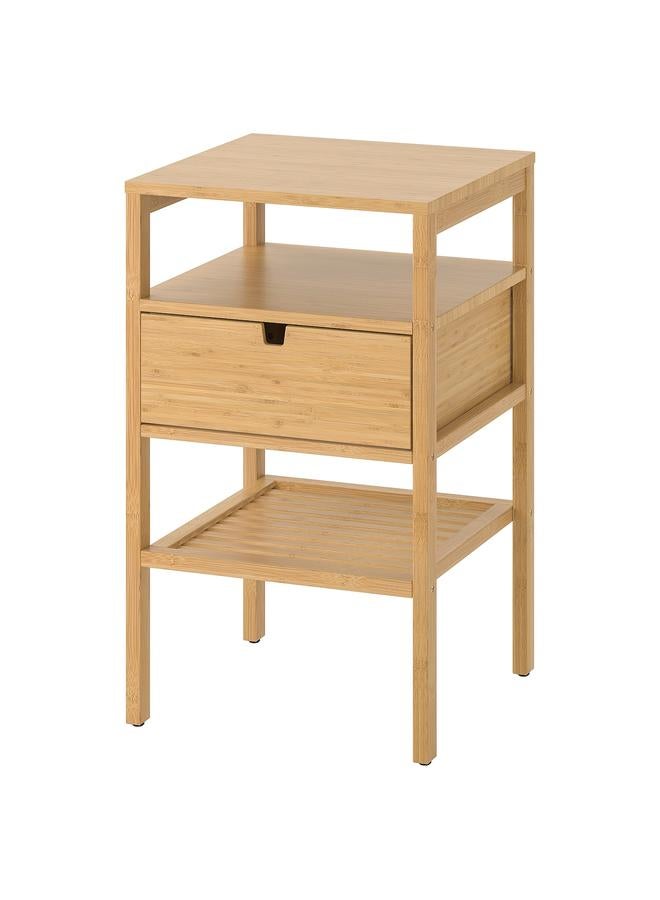 Bedside Table, Bamboo, 40X40 Cm