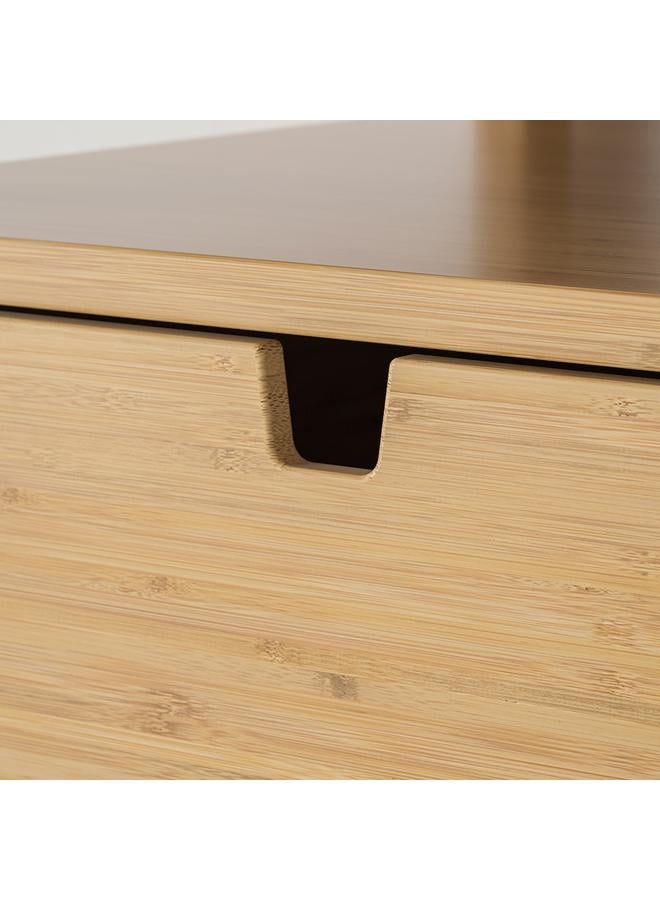 Bedside Table, Bamboo, 40X40 Cm