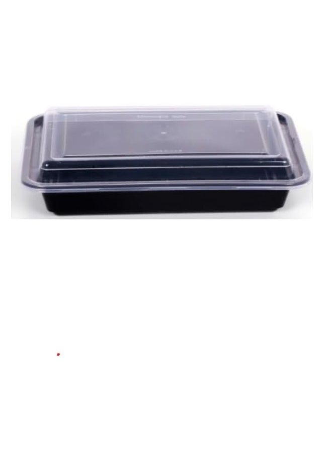 Generic - 12 oz. Disposable Rectangular Food Container 150 Count - Image 1