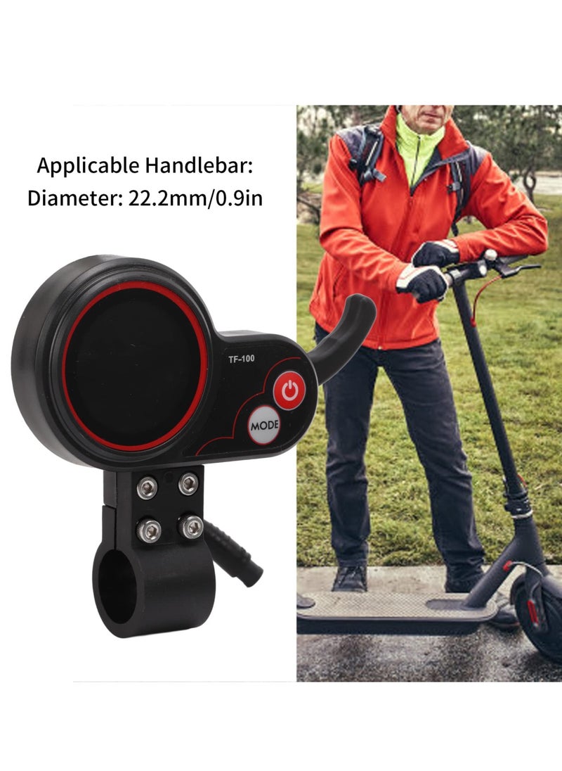 Excefore - Electric Scooter Display Panel, 48V TF‑100 Display 6 Pin Communication Instrument, Electric Control Board Compatible with KUGOO M4 Electric Scooter Controller - Image 1