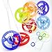 PROLOSO Rope Flywheel Spinner Light up Spinning Gyro Glow in The Dark Party Favors Kids Prize 20 Packs - Image 3