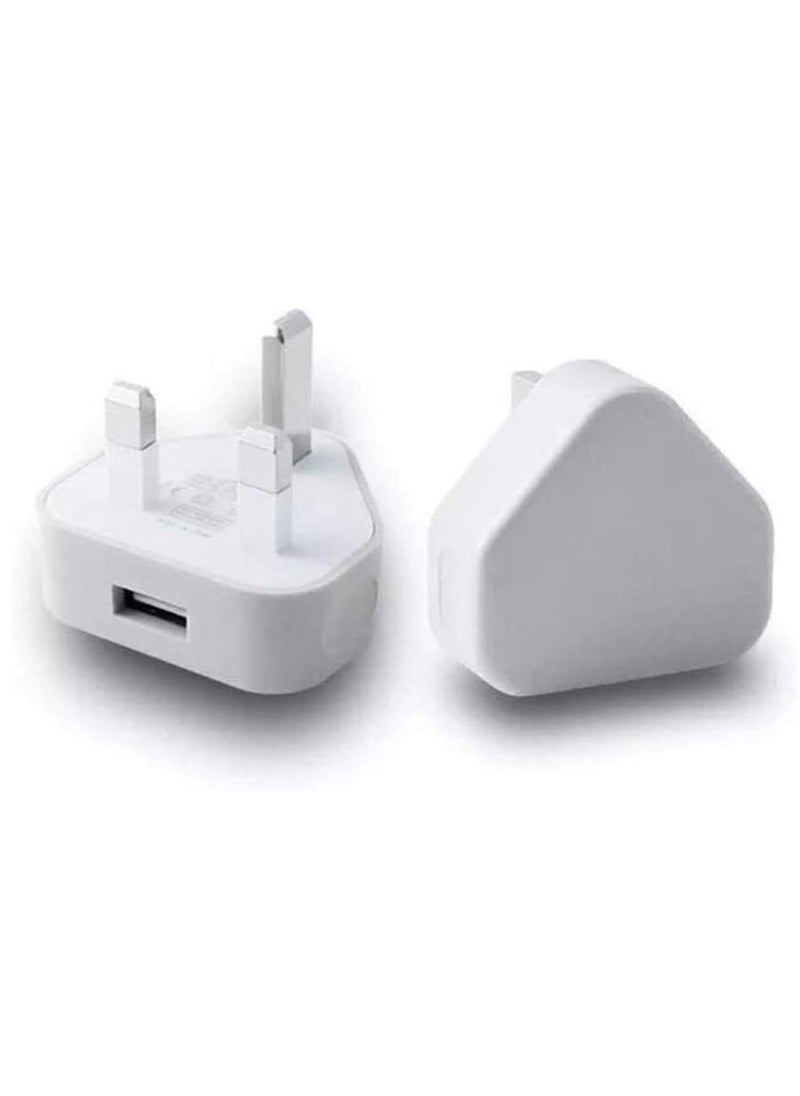 ELTRAZONE - 5V 1A USB Charger Cable and Plug Compatible for Apple iPhone 5S/6/6S/6 Plus/6S Plus/7/7 Plus/8/8 Plus/XS/X/XS Max/11/XR/iPod Touch 5G Power Cord - Image 1