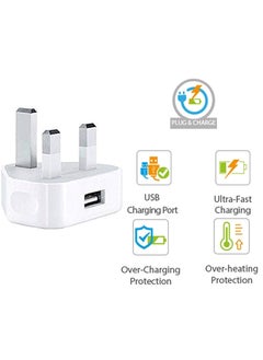 ELTRAZONE 5V 1A USB Charger Cable and Plug Compatible for Apple iPhone 5S/6/6S/6 Plus/6S Plus/7/7 Plus/8/8 Plus/XS/X/XS Max/11/XR/iPod Touch 5G Power Cord  - Image 5