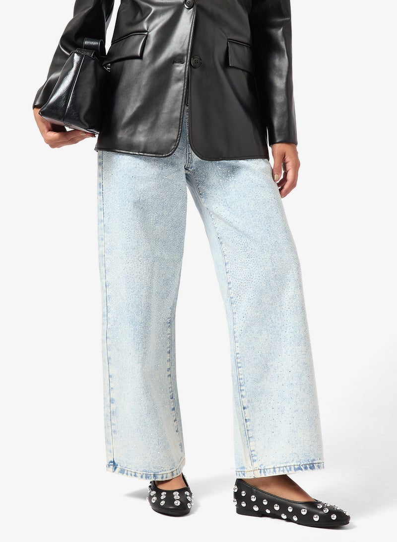 جينجر أحذية باليه مزينة بتفاصيل معدنية - Image 5