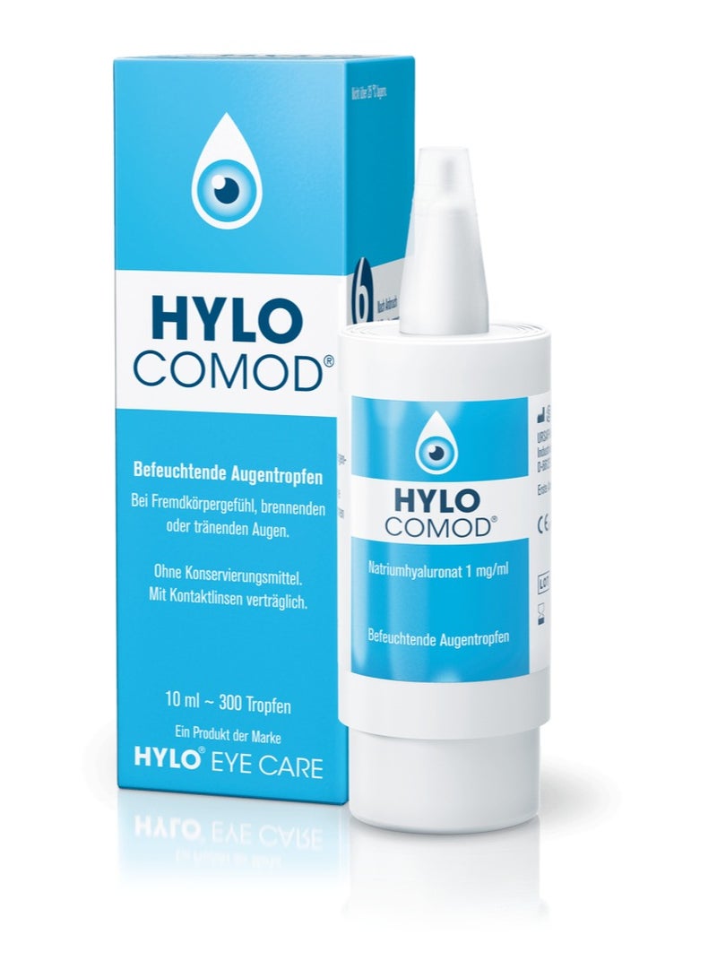 Hylo Comod Lubricating Eye Drops 10ml - Image 1
