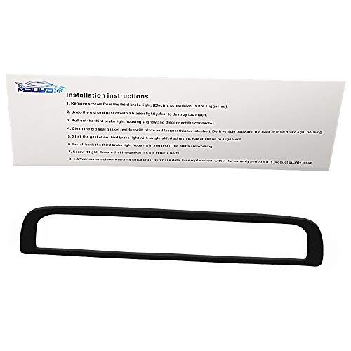 MbuyDIY 3rd Third Brake Light Gasket Seal Compatible with 2014-2018 Chevy Silverado 1500 GMC Sierra 2500HD 3500HD High Mount Stop Lamp Assembly, Single-Sided Adhesive - Image 1