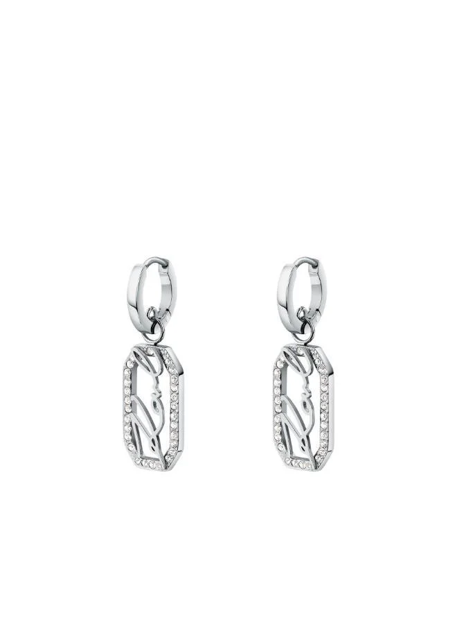 Karl Lagerfeld  Klayc46 Crystals Earrings for Women | Best Price UAE
