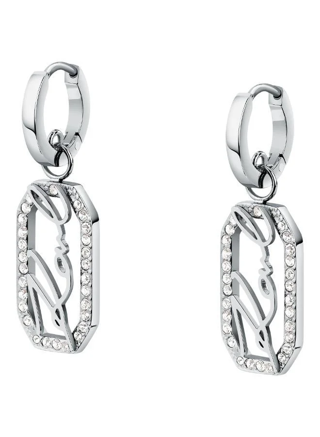 Karl Lagerfeld  Klayc46 Crystals Earrings for Women | Best Price UAE