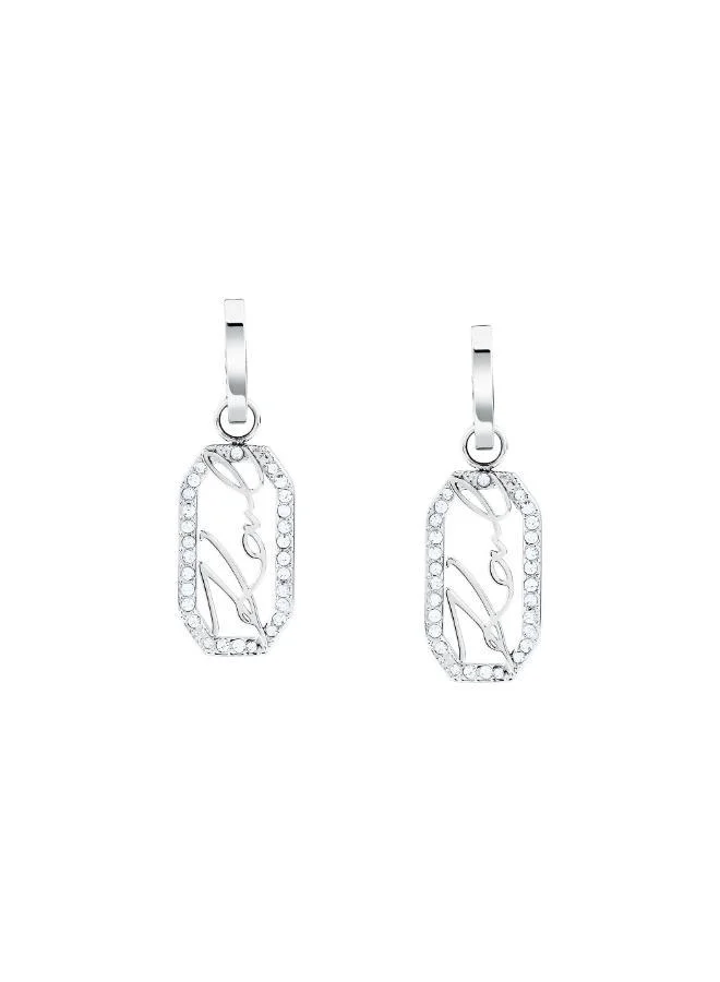 Karl Lagerfeld  Klayc46 Crystals Earrings for Women | Best Price UAE