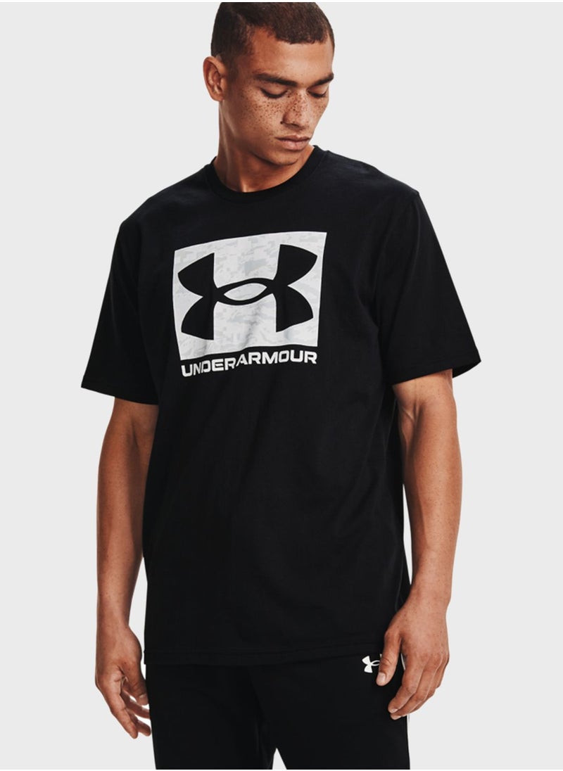 UNDER ARMOUR Camo Boxed Logo Short Sleeve T-shirt  - Image 1