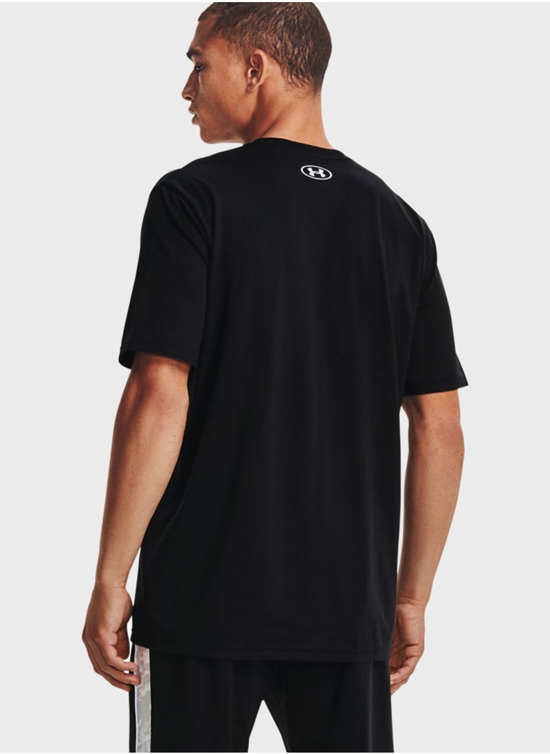 UNDER ARMOUR Camo Boxed Logo Short Sleeve T-shirt  - Image 2