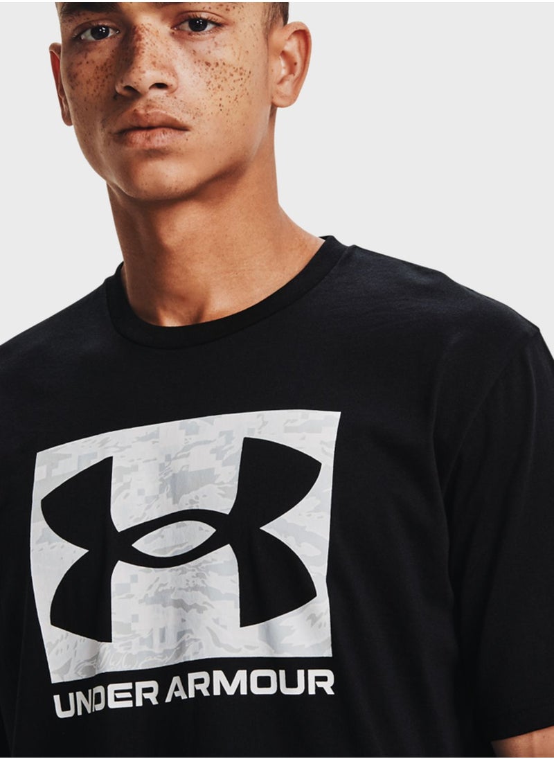 UNDER ARMOUR Camo Boxed Logo Short Sleeve T-shirt  - Image 3