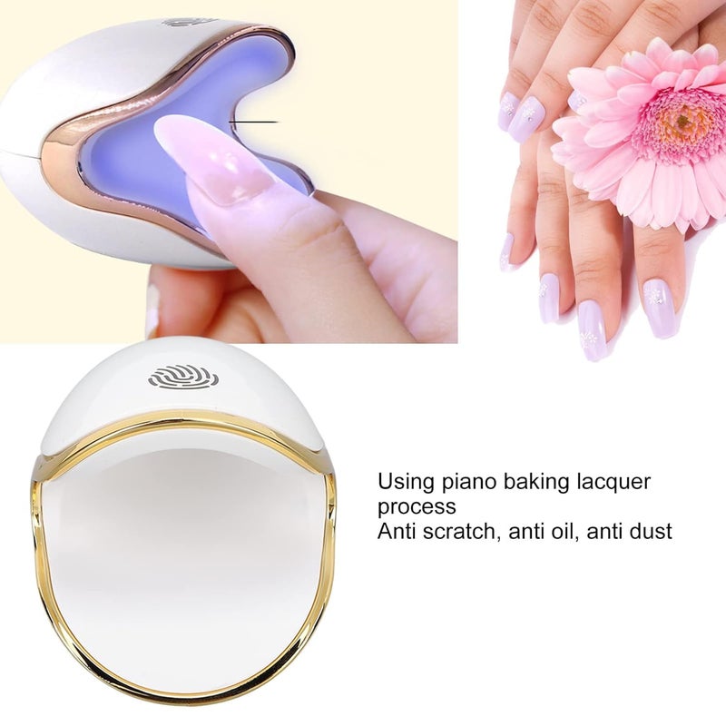 UV Led Nail Lamp Curing Machine 6W Egg Shape Multifunctional Mini Nail Dryers - Image 5