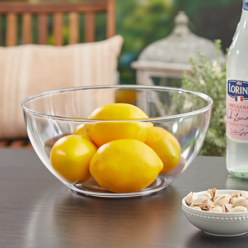 US Acrylic Vista Clear Plastic Salad and Serving 10-inch Bowls | set of 3 | Reusable, BPA-free, Made in the USA | 135 oz. capacity - Image 3