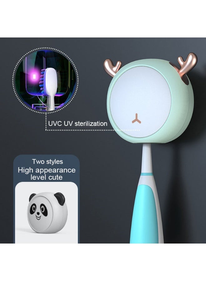 Portable Toothbrush Sterilizer UV Light Wall Mounted Battery Powered Holder - Image 5
