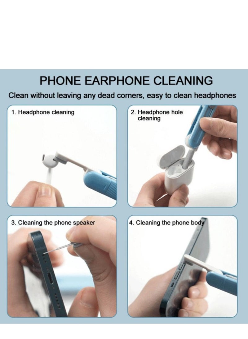 KASTWAVE 2PCS Earbuds Cleaning Pen, Wireless Headphones Cleaning Kit, Portable Soft Cleaning Brush Pen, Suitable for Tablets Cell Phone Screen - Image 4