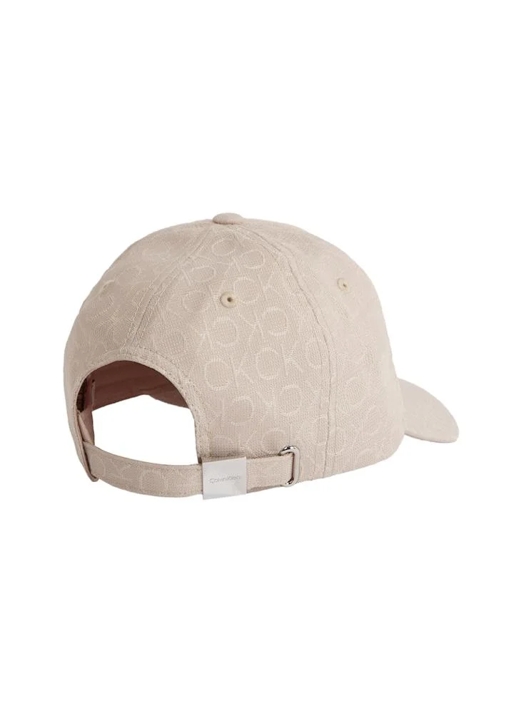 CALVIN KLEIN Monogram Curved Peak Cap