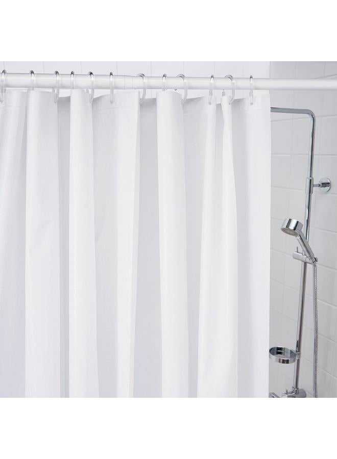 erorex Shower curtain, white, 180x200 cm - Image 3