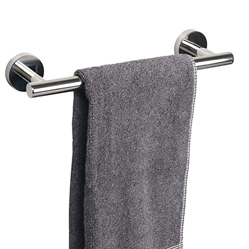 TocTen Bath Towel Bar  Thicken SUS304 Stainless Steel Bathroom Towel Holder Towel Rod for Bathroom Heavy Duty Wall Mounted Towel Rack Hanger 12IN Chrome