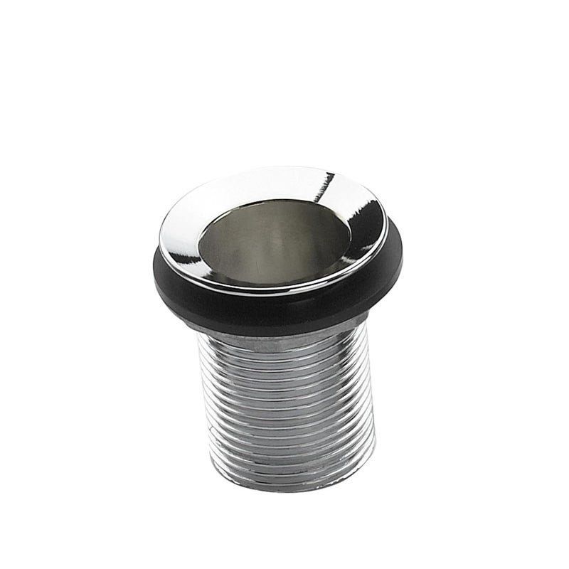 Krowne 23120 Royal Series HeavyDuty Slanted Drain Replacement Accessory with Locknot and Washer  Compatible with Krowne 23155 Overflow Pipe  Fits 125 Sink Opening 112 Top dia 1 NPT Metal