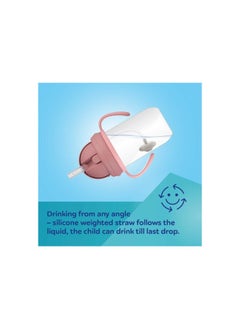 Canpol babies Canpol babies non-spill cup with weighted straw 270ml - Banda  - Image 5
