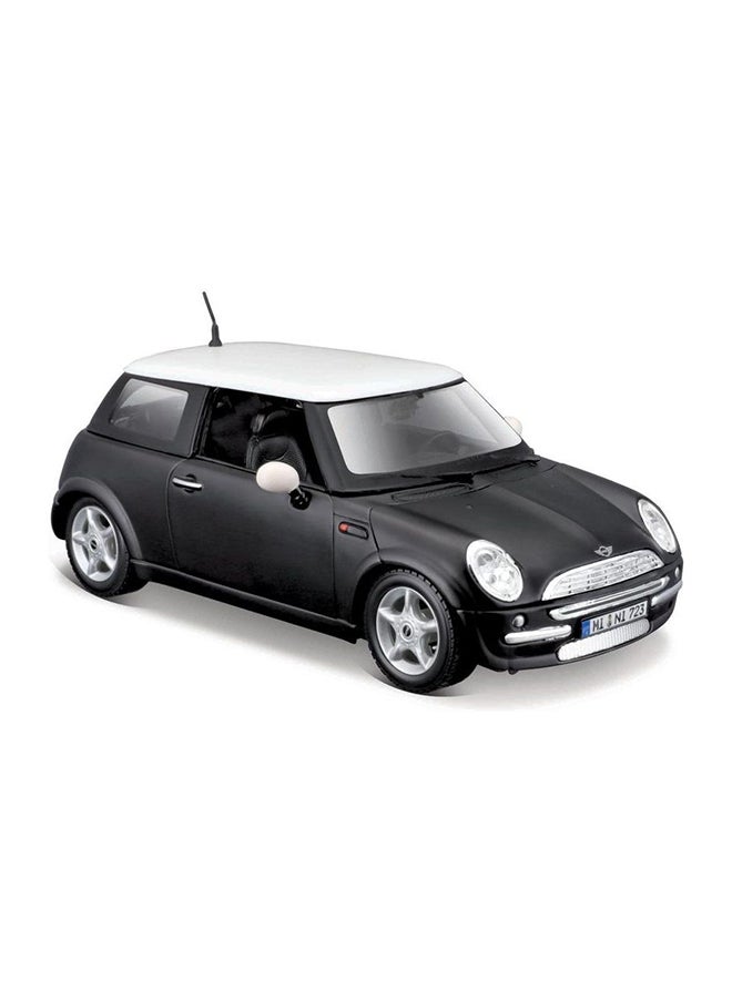 Maisto Maisto Mini Cooper Diecast Model Car (1:24, Matte Black)  - Image 1