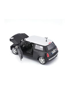 Maisto Maisto Mini Cooper Diecast Model Car (1:24, Matte Black)  - Image 3