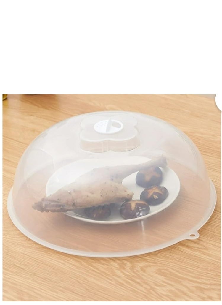 Generic 29cm Microwave Plate Cover, Food Splatter Cover, Food Cover Clear  - Image 2