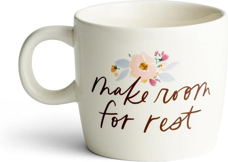DaySpring  Studio 71  Make Room For Rest  Inspirational Ceramic Mug 16 oz White J4675 - Image 2