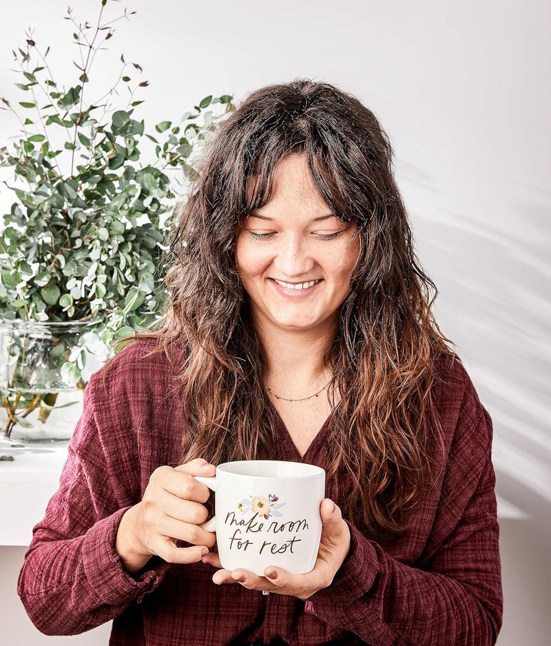 DaySpring  Studio 71  Make Room For Rest  Inspirational Ceramic Mug 16 oz White J4675 - Image 4