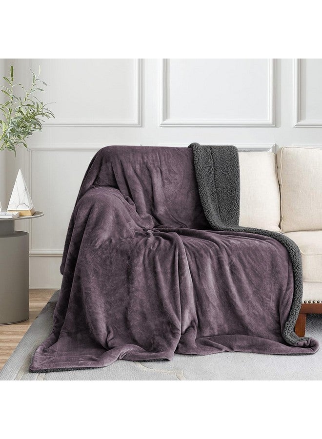 Homestan Homestan Sherpa Fleece AC Blanket Single Bed 220GSM, Ultra Soft AC Blanket for Summer 60x90 inches (Violet, Single) - Image 2