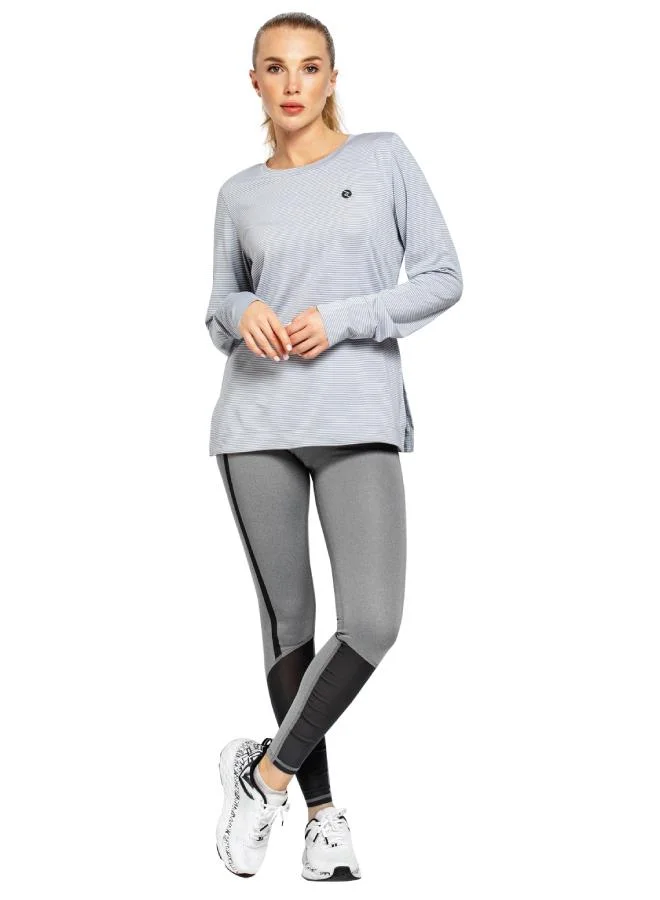 زيسي Women's Full Sleeve Side Slit Top
