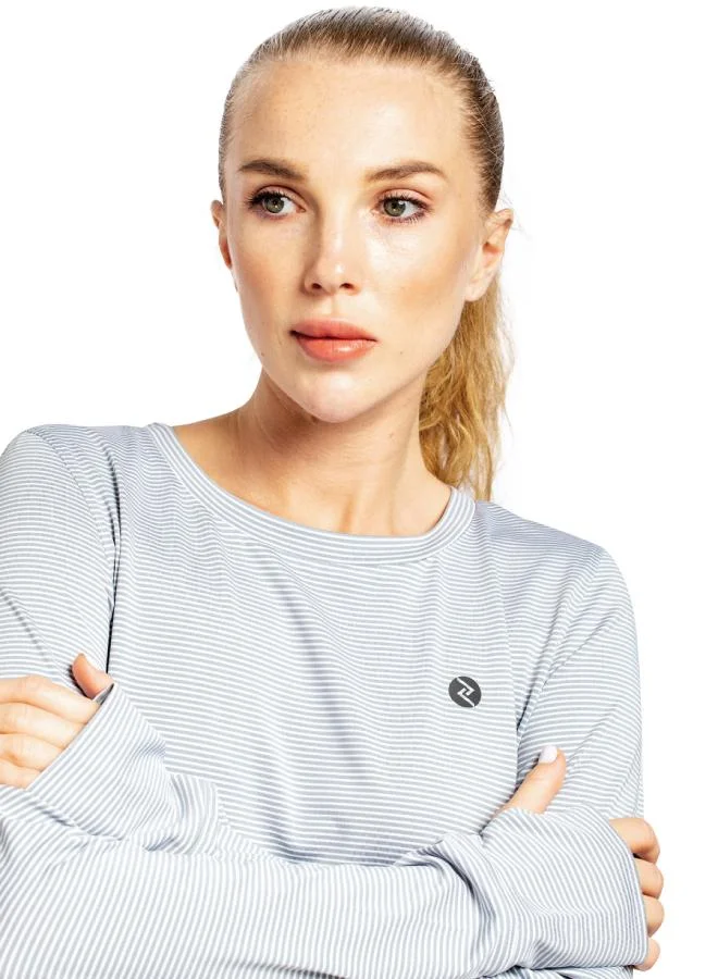ZAECY Women's Full Sleeve Side Slit Top