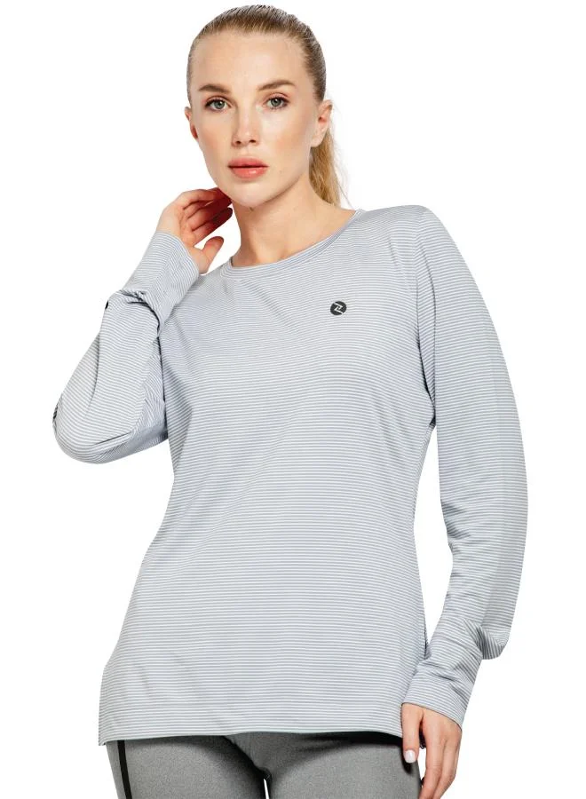 ZAECY Women's Full Sleeve Side Slit Top