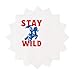 VOWFOO Stay Wild Cocktail Napkins Southern Western Cowgirl Cowboy Country Rodeo Horse Retro Vintage Vacation Party Beverage Disposable Paper Napkins 100Pcs 45 x 45 2ply Stay Wild Red - Image 4