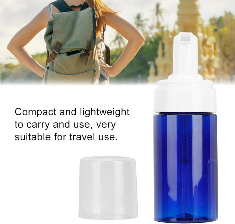 كلاراكو منظف رغوي للوجه [رأس مضخة (أزرق)]، زجاجة سفر فارغة - زجاجة بلاستيكية رغوية محمولة قابلة لإعادة التعبئة، عبوة صغيرة لزجاجات الموس و - Image 4