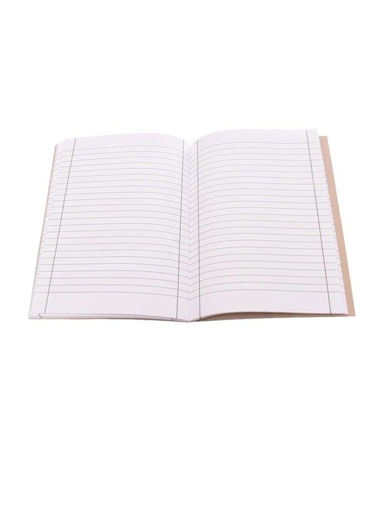 El Maayergy Lined A5 Arabic Notebook, 100 Sheets, 58 Grams, 22.5*16 CM, Suitable For Any Setting, From Office To School - Blue  - Image 2