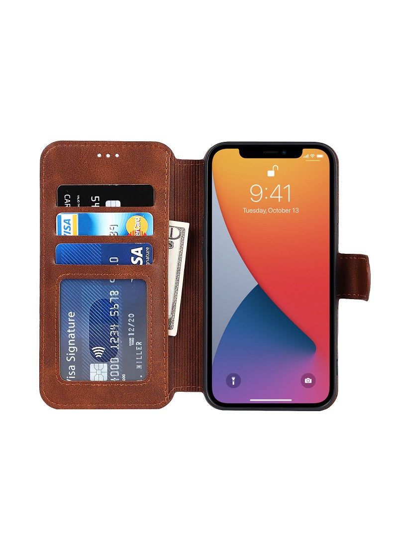Suteni Flip Cover Protective Leather Case for iPhone - Image 4