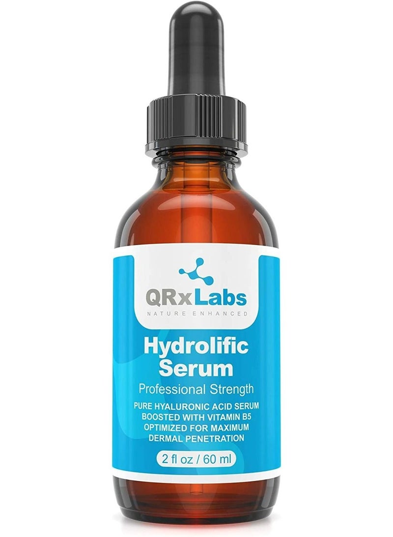 كيو آر إكس لابس سيروم حمض الهيالورونيك فائق النقاء معزز بفيتامين تركيبة لزيادة تغلغل السيروم في البشرة ومنحها ترطيبا طويل الامد افضل سيروم لترطيب