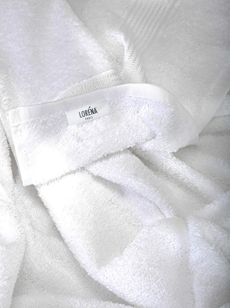 KOPA by Bianca 400 GSM 100% Cotton Soft Terry Towel l 2pc Bath Towel l Bath Towel for Women l Bath Towel l D`Ross l Brown-Snow - Image 3