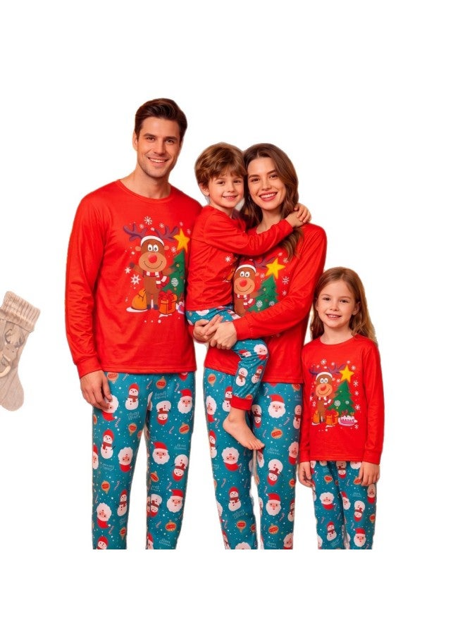 Family Matching Long Sleeve Pajama Set Loungewear – Christmas - Image 4