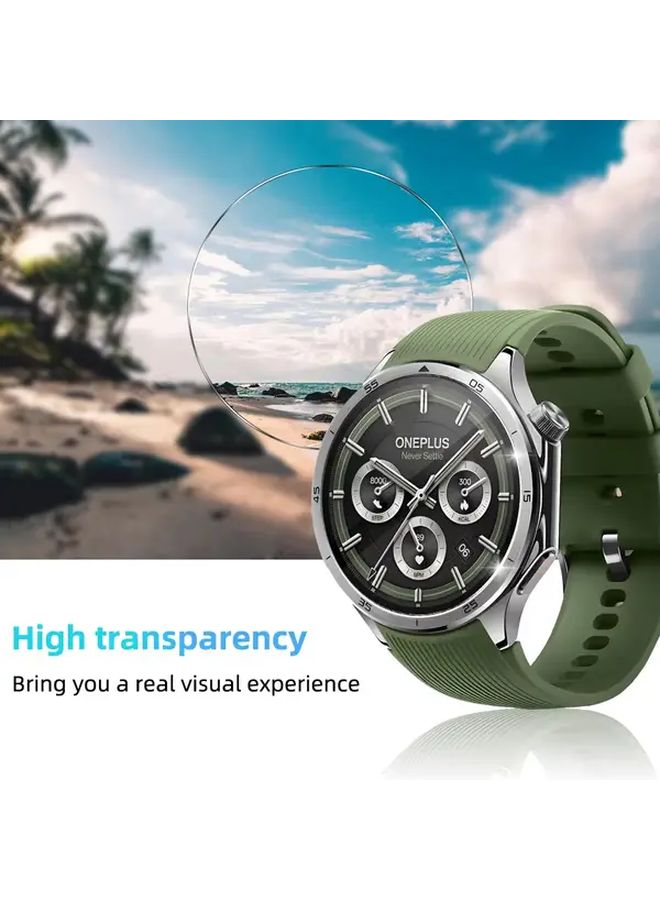 5 PCs Tempered Glass Screen Protector For Oneplus Watch 2R Waterproof Protection Film - Image 3